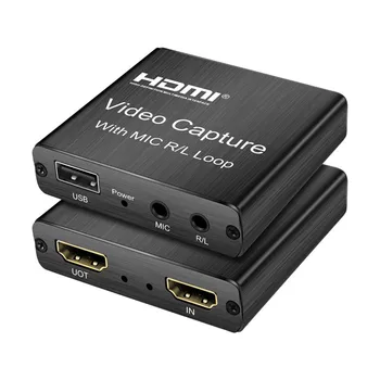 

4K 1080P Resolution Video Capture Card USB 2.0 Computer Game Live Streaming Video Recorder