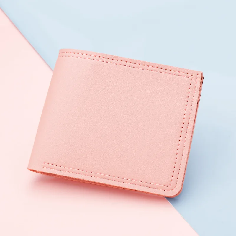 2021 Women Wallets Card Holder Small Fashion Brand Leather Purse Ladies Bag Women Money Bag Clip Ultra Thin Wallet