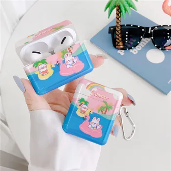 

Cute Cartoon Rabbit Soft Silicone Cover for Apple Airpods 3 2 Case for Airpods Pro Earphone Cases for Air pods Pro Charging Capa