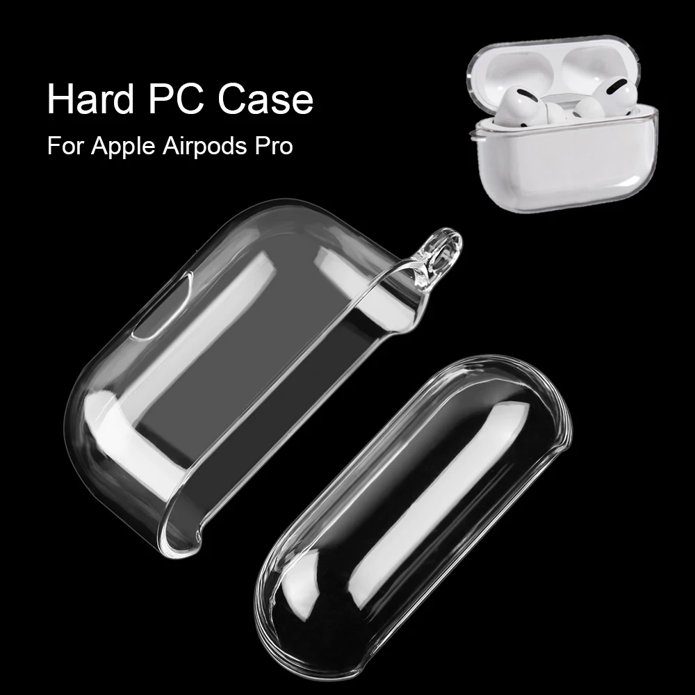 Новинка 1 шт. Прозрачный чехол с кристаллами для Airpods Pro Жесткий ПК Защитный 3