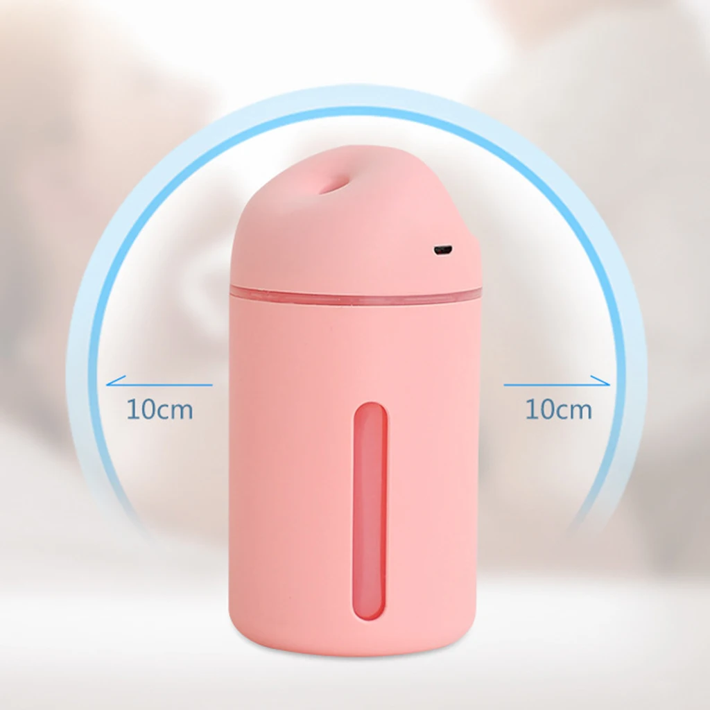 Portable USB 320ML Mini Cool Mist Air Humidifier for Car Travel Home Offices Outdoor Bedroom Travel Mini USB Air Humidifier