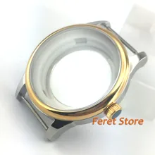 Corgeut сапфировое стекло полированная нержавеющая сталь 40 мм чехол подходит для ETA2836 MIYOTA 8205 821A 8200 8215 механизм p50