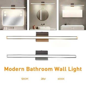 

Bathroom Vanity Led Wall Lamp Front Mirror Light Bath Toilet Modern 120CM