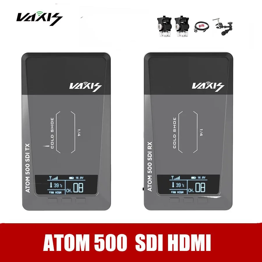 

Vaxis ATOM 500 SDI Version Video Wireless Transmission System SDI HDMI-compatible 500ft 1080P HD Transmitter Receiver For LIVE