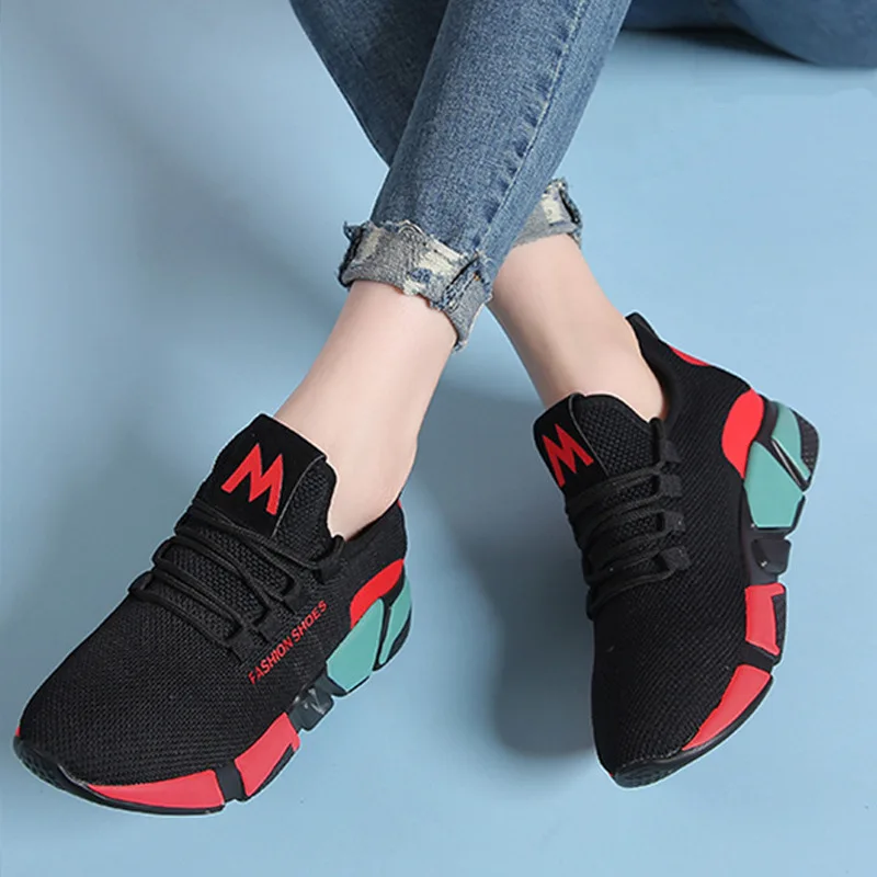 

2019 Autumn New Style cai di Athletic Shoes Women's Korean-style Trend Students Running Shoes WOMEN'S Casual Shoes