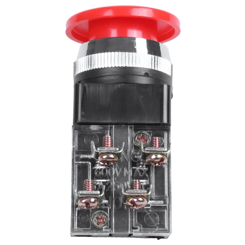 1PC NEW FITS Cutout 30MM Yellow Momentary PUSH BUTTON Switch 1NO//1NC