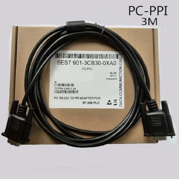 

S7-200 series PLC programming cable RS232 serial data transmission line PC-PPI length 3M