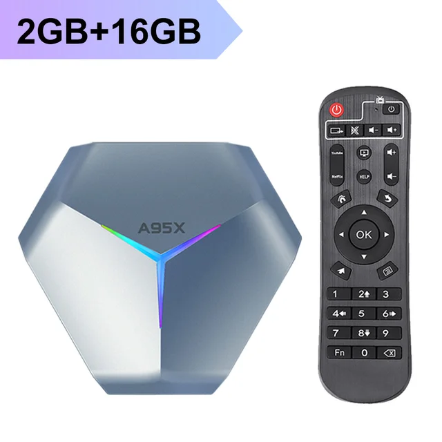  VONTAR A95X F4 RGB светильник Smart TV Box Android 11 Amlogic S905X4 4 Гб 64 Гб 32 Гб Wifi BT медиаплеер ТВ-приставка A95XF4 2G16G телеприставка 