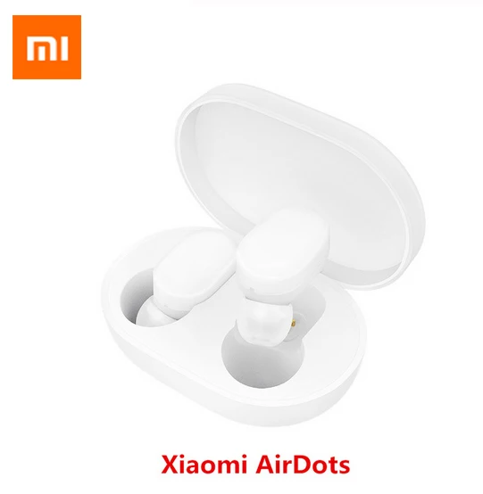 Xiao mi AirDots Youth Bluetooth 5,0 TWS наушники Tap control mi гарнитура с зарядным устройством 6,5 г Handsfree AI control Белый