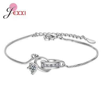 

New Arrival Shiny AAAA Cubic Zircon Pendant Bracelets Bangles For Women Girls Best Anniversary Birthday Party Jewelry For Sale