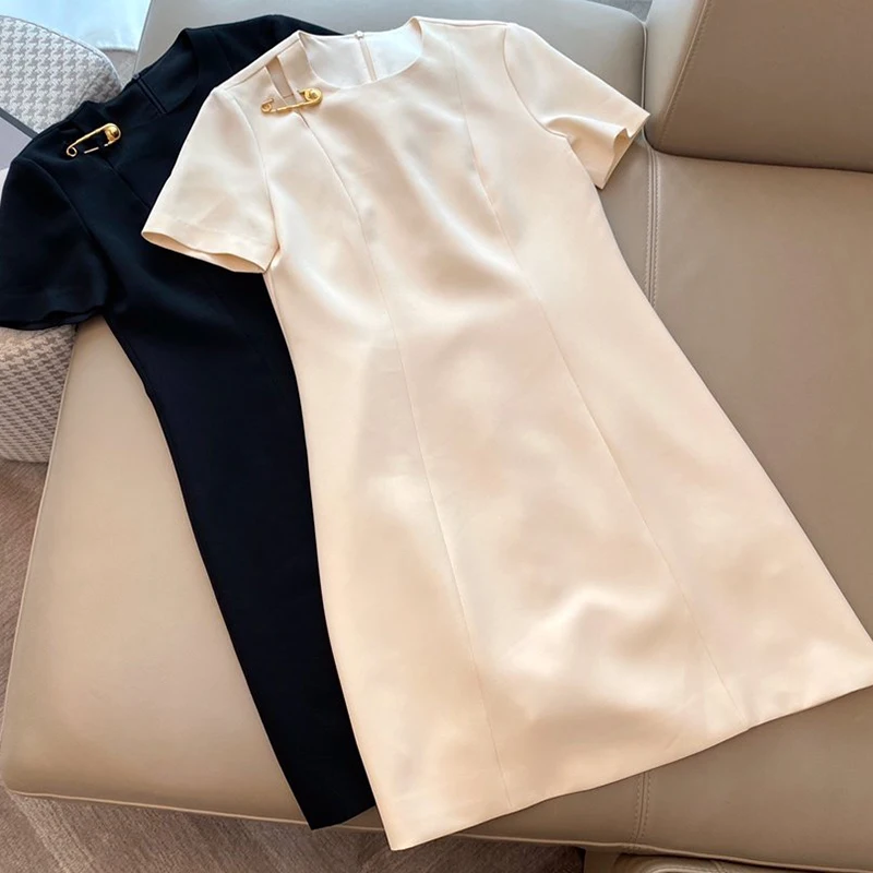 

Runway Dress Designers 2020 New Women Dresses Spring Short Sleeve Dress