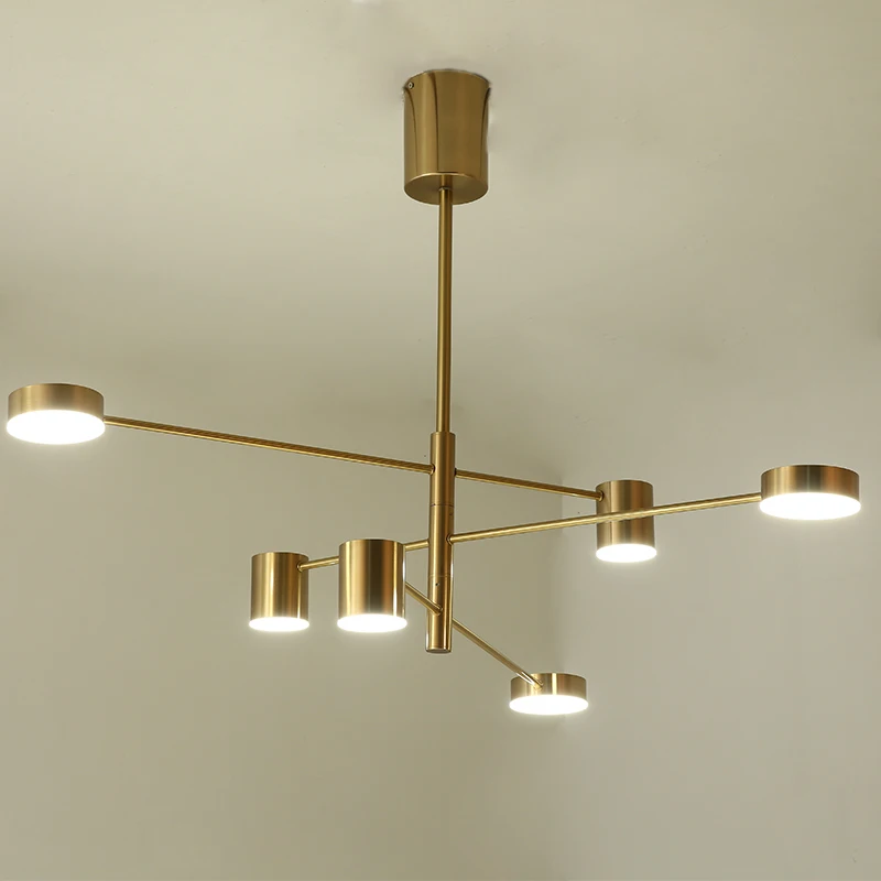 

Gold Lampshade Pendant Lights Led Hanging Spotlight Lamp Gu10 Nordic Modern Design For Dinning Room Metal Suspension Luminaire