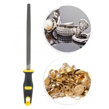 

High Carbon Steel Metal File Gold Silver Jewelry Wood Grinding Hand File Tools Jewelry Making Processing Grinding Accessory New