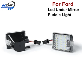 

2x Canbus Led Side Mirror Puddle Lights Lamps For Ford C-Max Focus Kuga II Escape Mondeo S-Max Car Styling