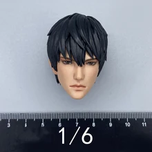 

In Stock 1/6 Ringtoys Tomb Raiders Notes Zhang Qiling Male Head Sculpture Model For Fans Collection DIY
