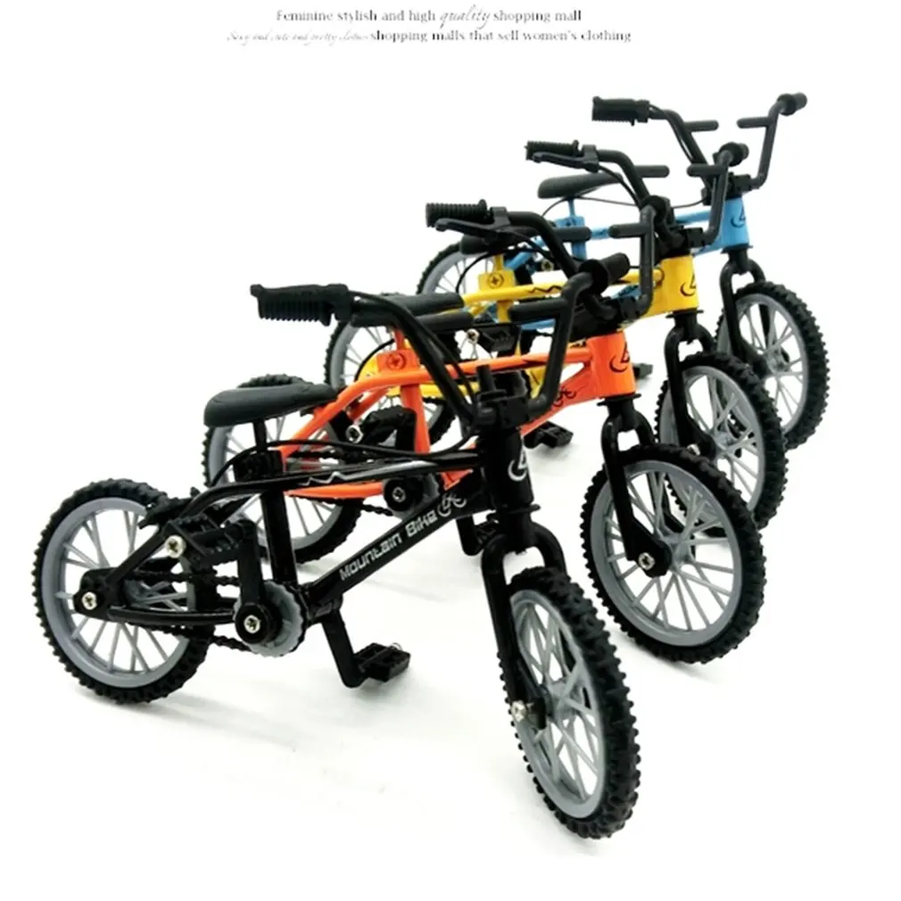 Ready Stock】Toys 1 x Bike Toy Mini Size Simulation Alloy Finger Bike  Children Kid Funnt Mini Finger