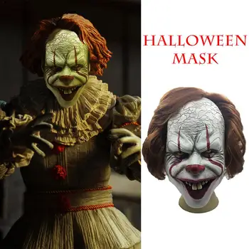 

Horror Clown Joker Mask Clown Mask Halloween Cosplay Costume Props for Halloween Party Role Playing Sets