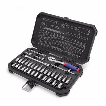 

35PC Tool Set for Car Repair Tools Sokcet Set Metric 1/4" Drive Ratchet handle Wrench