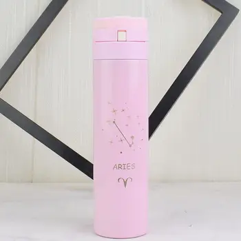 

Twelve Constellation Thermos Cup Creative Stainless Steel Fashion Couple Kettle Male and Female Students Net Red Bouncing Cup