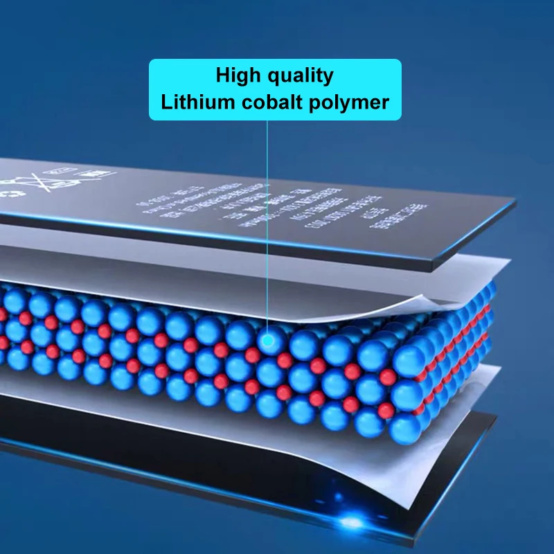 New Battery For iPhone 6 6S Replacement Batteries Real Capacity 0 Cycle Battery For iPhone 7 8 Plus Free Tools