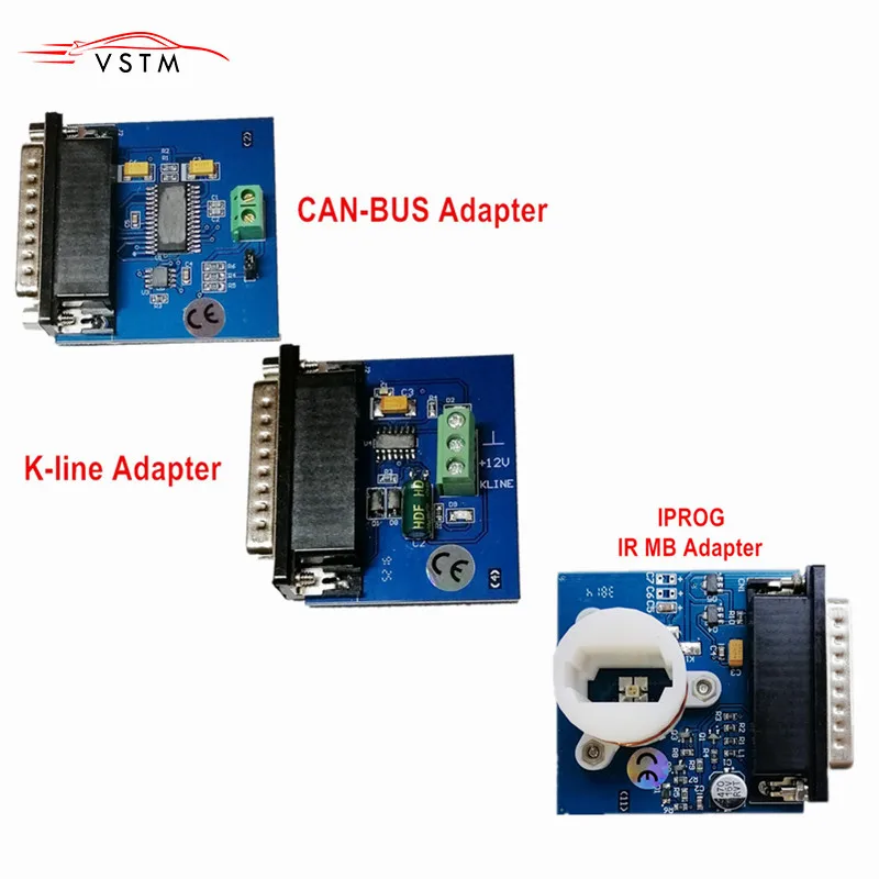 Iprog адаптеры шина+ K-LINE+ CAN+ IR адаптер для IPROG+ IProg Pro программист iProg - Цвет: 3 adapters