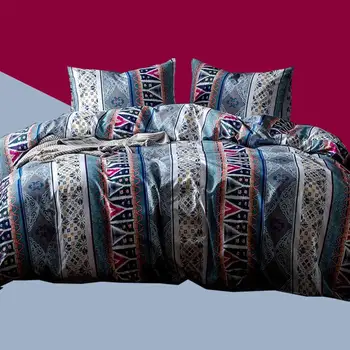 

Bohemian Bedding Set with 51*66CM Pillowcase Duvet Cover Sets Bed Linen Sheet Single Double Queen King Twin Covers Bed cover