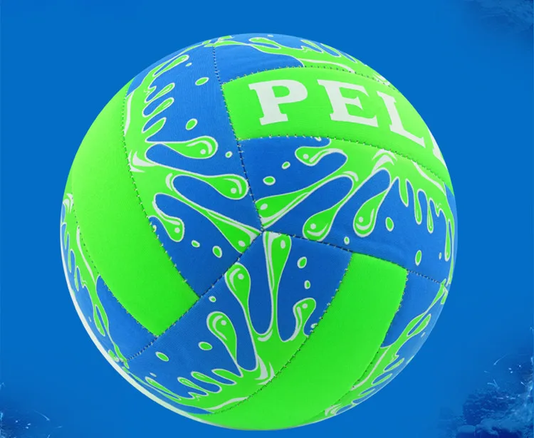 Напрямую от производителя продажи ПУ ПВХ по индивидуальному заказу из Дайвинг-ткани Волейбольный мяч № 5 водяная надувная для пляжного волейбола пики