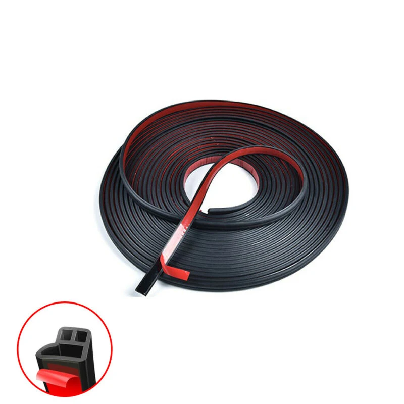 1 шт. уплотнительная лента 12 м дверь EPDM Резиновый l-образный капюшон черный Замена