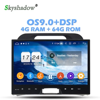 

IPS DSP Android 9.0 +4GB + 64GB ROM+8Core Car DVD Player Wifi 4G Bluetooth RADIO GPS Map For KIA sportage 2010-2015