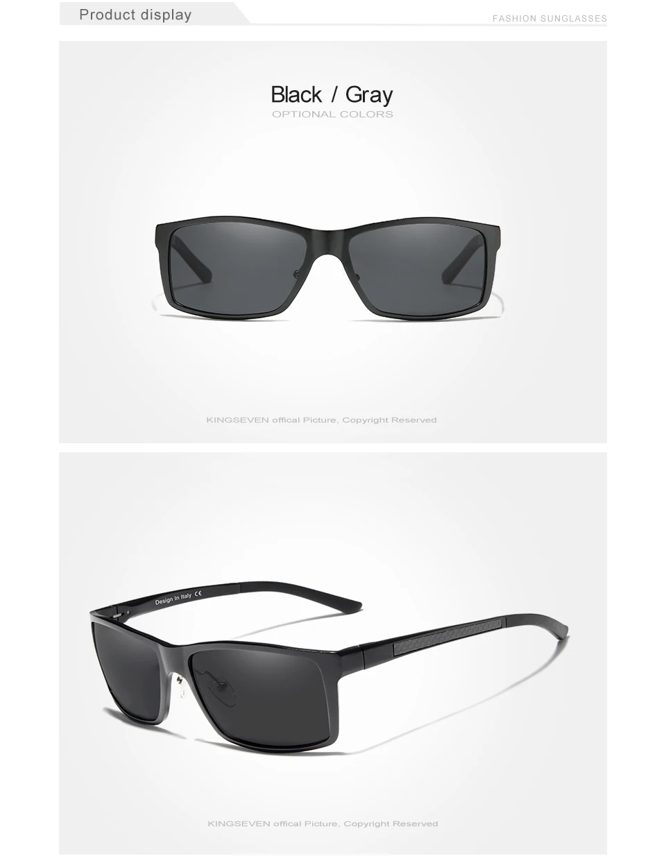 KINGSEVEN мужские солнцезащитные очки из алюминиево-магниевого сплава, поляризованные зеркальные очки для вождения для мужчин/женщин UV400 Oculos