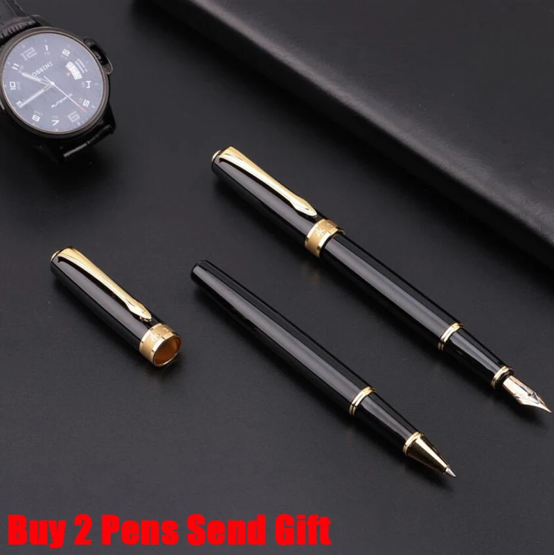 Free Shipping Hot Selling Luxury Gift Metal Ink Pen Business Writing Signature 811 Buy 2 Pens Send | Канцтовары для офиса и