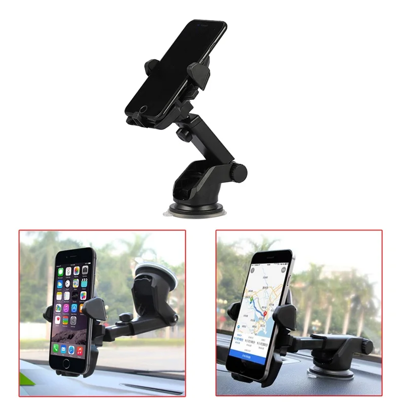 

Universal 360Â° Degrees Rotations Adjustable Car Windshield Dashboard Suction Cup Mount Holder Stand For Mobile Cell Phone