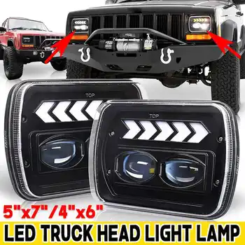 

5/7" LED Headlight Offroad Turn Light Signal Head Light Lamp for Jeep Wrangler YJ Cherokee XJ Comanche MJ Toyota GMC Truck H6054