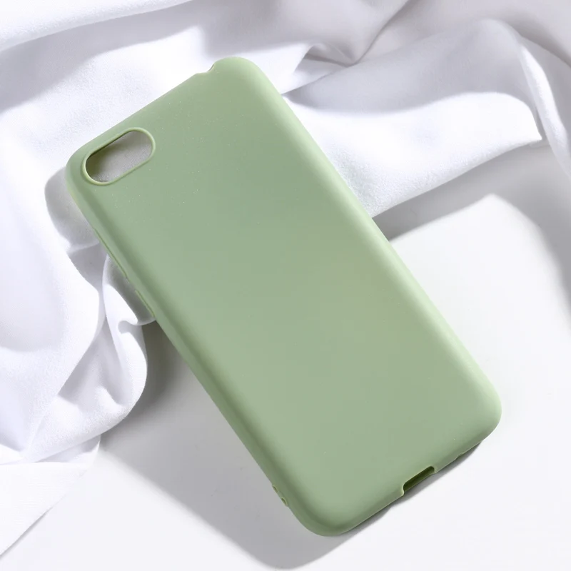 Green Чехол-бампер для huawei Honor 7A DUA-L22, яркий мягкий чехол для huawei Honor 8X8 S Play V10 V20 9 10 Lite 9i 9X20 Pro - Цвет: Green