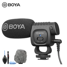 BOYA BY-BM3011 на камеру Запись микрофон для Canon sony Nikon DSLR камера смартфон 3,5 мм разъем холодной обуви Youtobe Vlog Mic