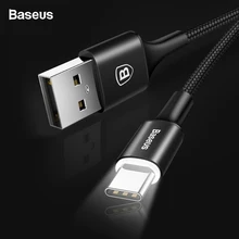 Baseu Lighting usb type C кабель USBC Быстрая зарядка зарядное устройство USB-C type-c кабель для samsung S10 S9 Xiaomi Mi 9 8 One Plus 6t 6 5t