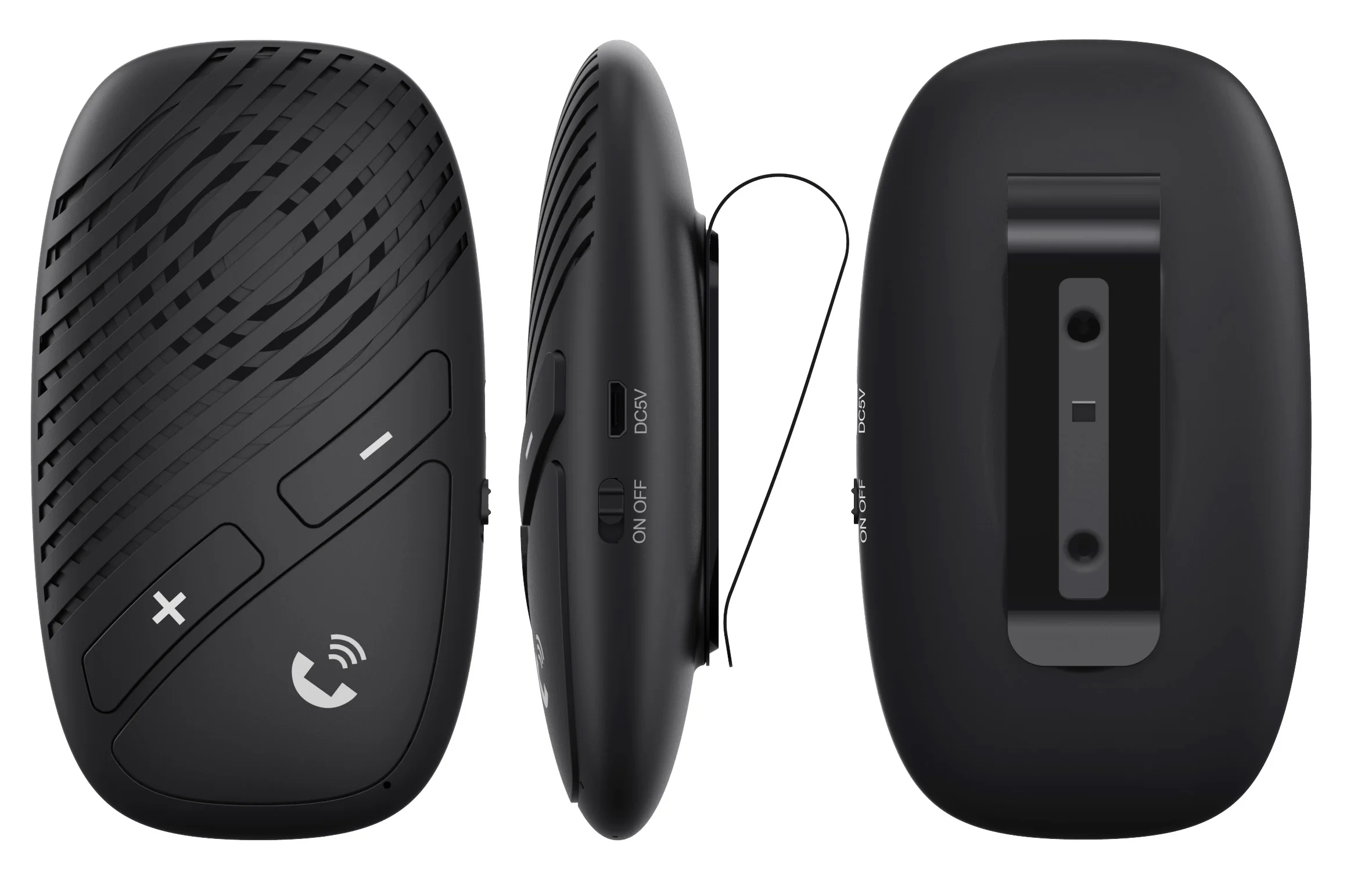 Адаптер для телефона, громкой связи, Bluetooth адаптер для автомобиля, Bluetooth 5,0, один, два беспроводных приемника, динамик, солнцезащитный козырек