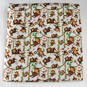 

50*140cm Animal Polyester & Cotton Fabric Patchwork For Sewing DIY Clothes Making Quilting Home Cushion Cover,c9607