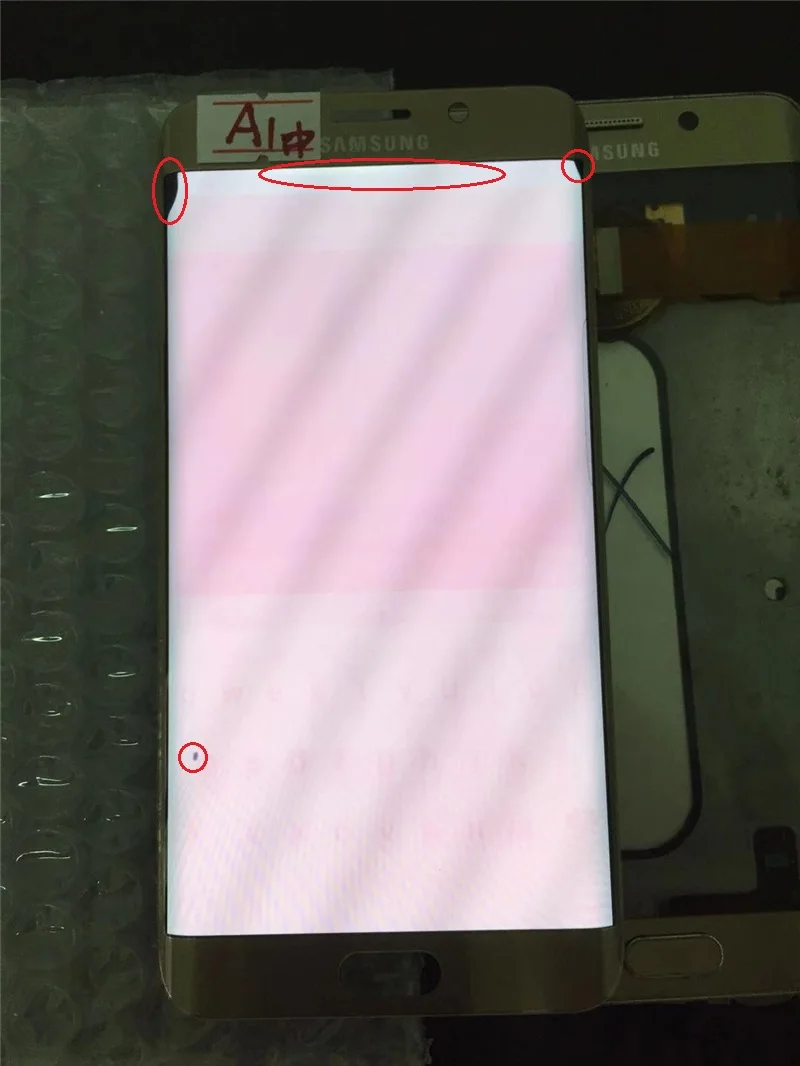 Для samsung Galaxy S6 Edge Plus lcd G928 G928F дисплей сенсорный экран дигитайзер в сборе для samsung S6 Edge PLUS lcd - Цвет: NO.A1 Gold With SBI
