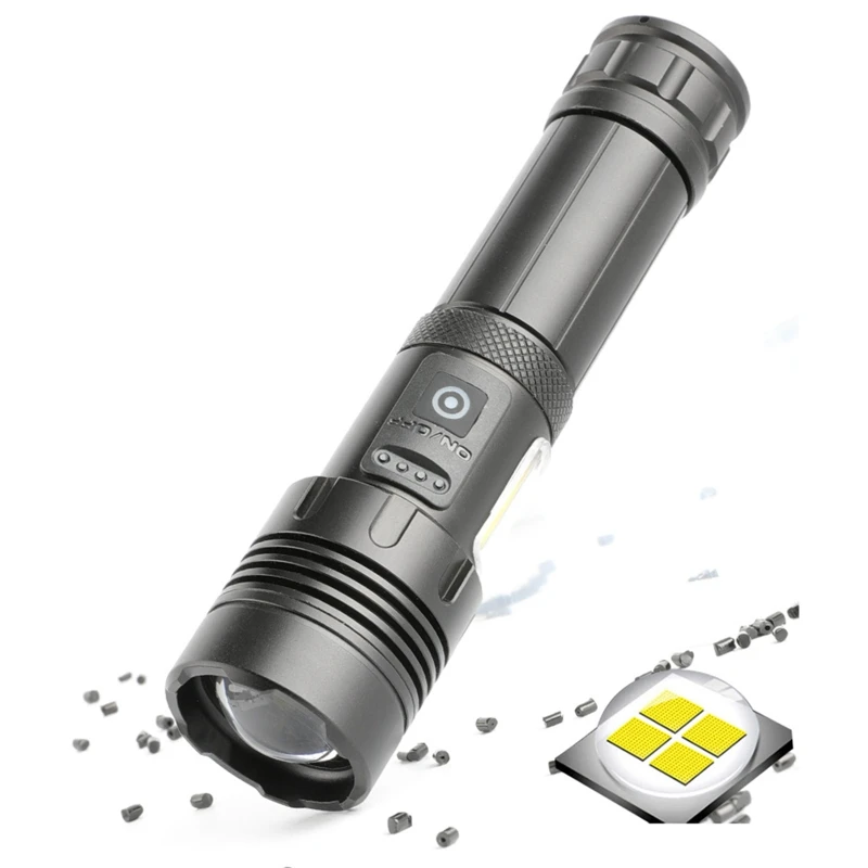 Police Security LED Flashlight Waterproof Emergency Tactical Camping Accessories 