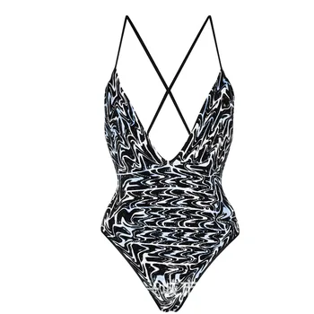 

2020 New Arrival Summer Women One Piece Swimsuit Beach Swimwear Designer Sexy Bikini Bathing Suit 6007