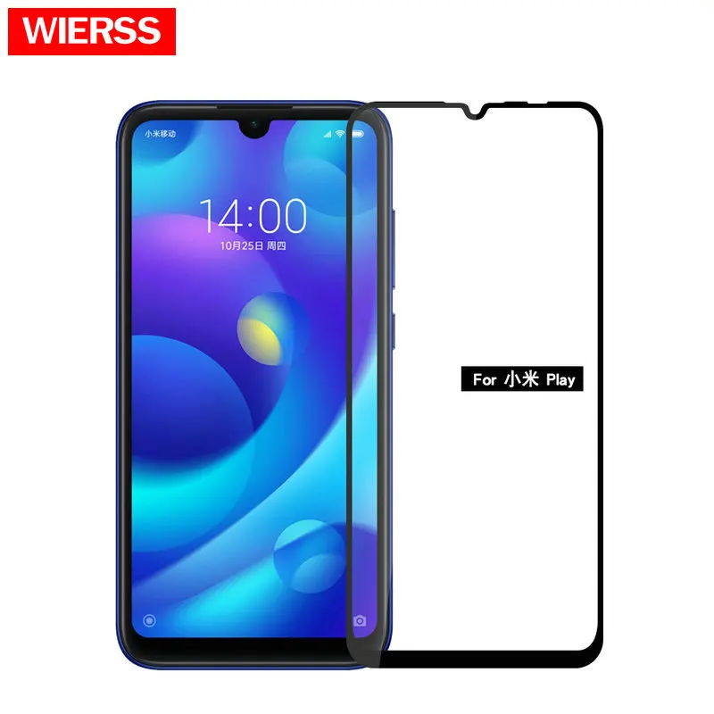 9D 6D 5D полное клеевое покрытие закаленное стекло Защита экрана для Xiaomi Mi Play 4GB 6GB 64GB