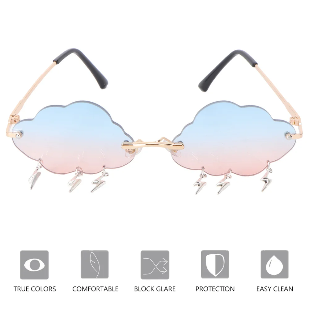 Shaped Sunglasses Cloud Party Glasses Stylish Unique Eyewear Fashion Novelty Accessories Automobile Interior Others