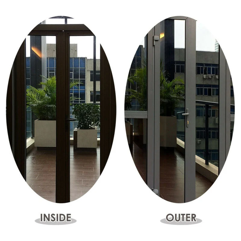 

Shading Thermal insulation film Reflective Privacy Control One Way Mirror Black Window Sunscreen
