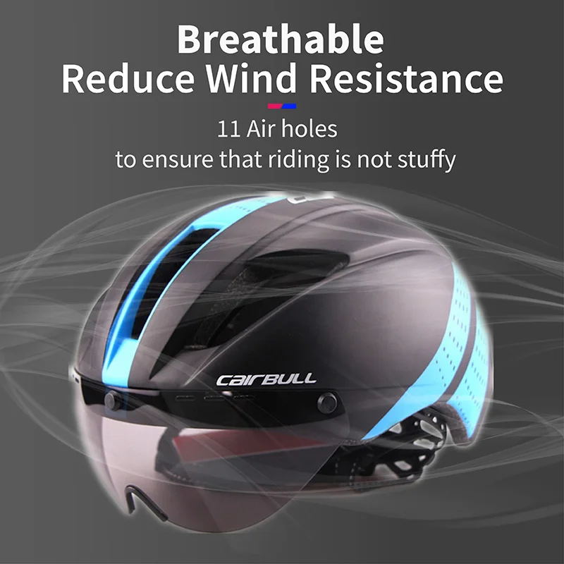 CAIRBULL 280g Сверхлегкий велосипедный шлем EPS Aero Road MTB в литой форме Casco Ciclismo с