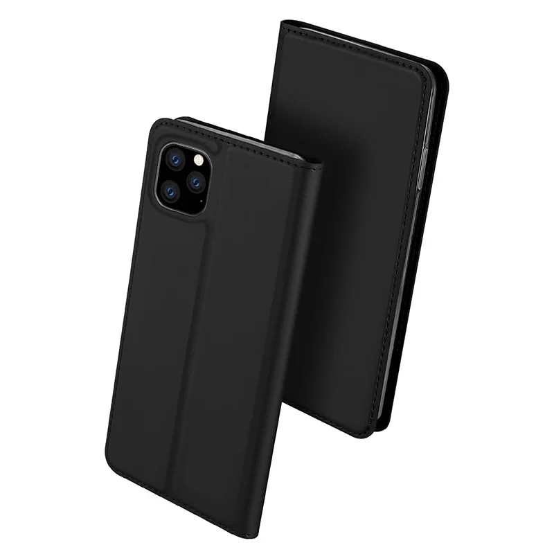 DUX DUCIS кожаный флип чехол на магните для IPhone 11 Pro XS MAX XR слот карты подставка кошелек
