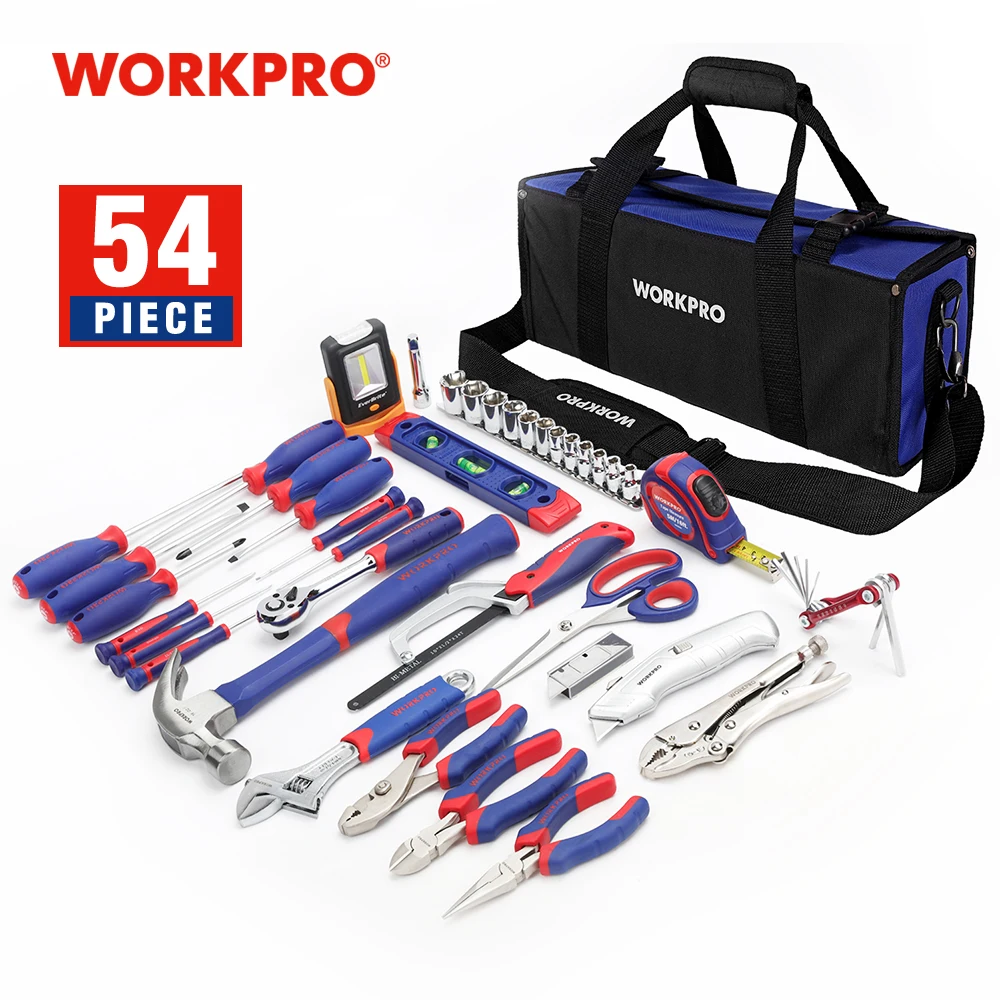 Набор инструментов для домашнего ремонта WORKPRO отверток электроинструментов