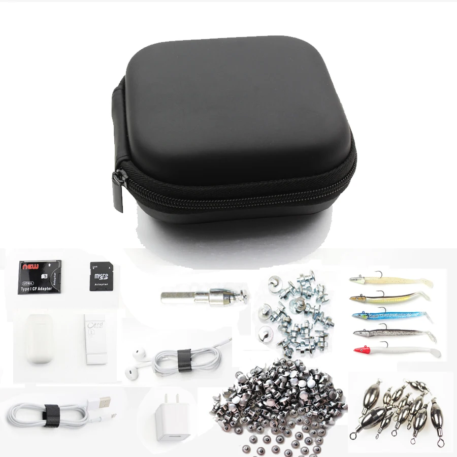 

Winter Studded Mountain Bike Spikes for Fat bike Studs Storage Box Fishing Sink Line Storage Case For Hand & Fidget Spinner box
