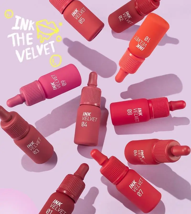 PERIPERA Ink The Velvet (AD) 4g 10 Color Liquid Lipstick Matte Makeup Waterproof Tint Long Lasting Lip Gloss Korea Cosmetic 1pcs PERIPERA Ink The Velvet (AD) 4g 10 Color Liquid Lipstick Matte Makeup Waterproof Tint Long Lasting Lip Gloss Korea Cosmetic 1pcs