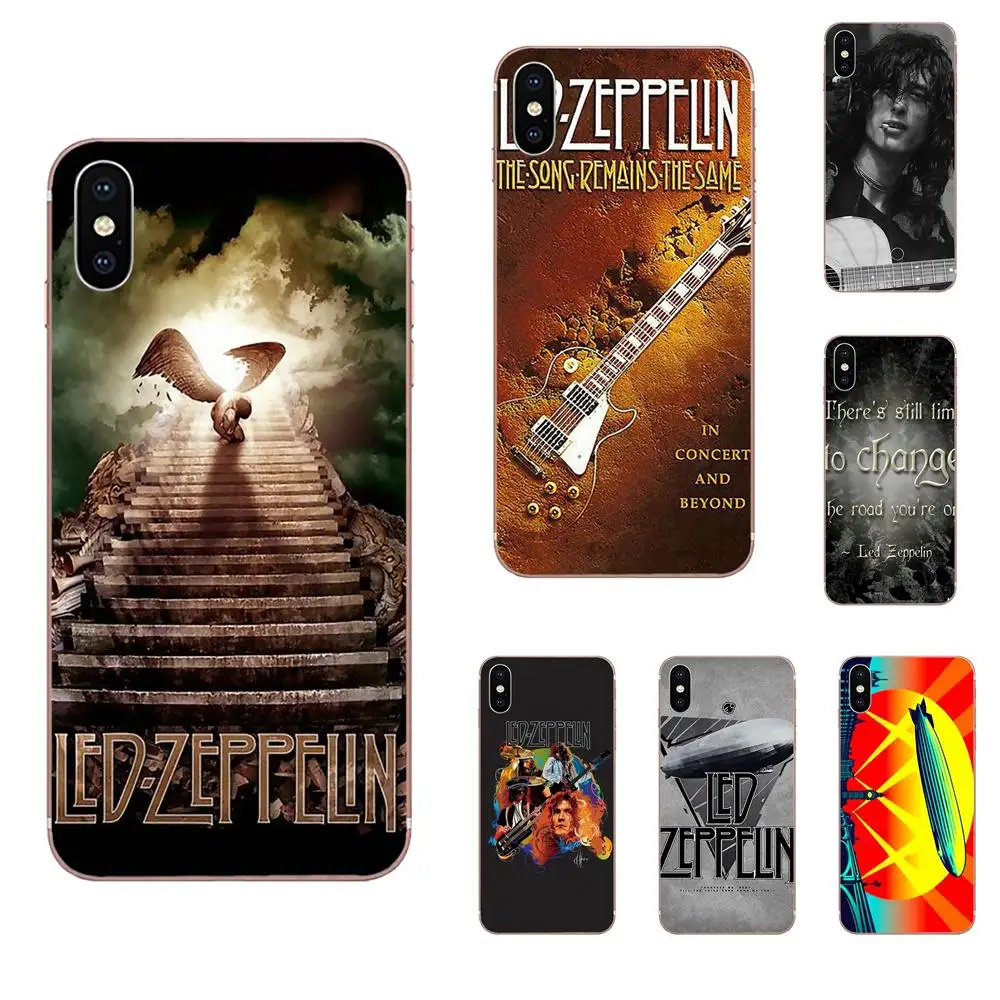 

TPU Custom Design For Xiaomi Redmi Mi 4 7A 9T K20 CC9 CC9e Note 7 9 Y3 SE Pro Prime Go Play 2019 Legend Band Led Zeppelin